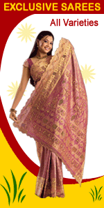 EXCLUSIVE SAREES TO INDIA