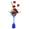 Vase with six long stemmed Roses - Click here to View more details about this Product