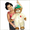 Teddy with GM Dress - Click here to View more details about this Product