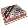Chocolate Combi  Square Cake - Fresh Cream Cake - Click here to View more details about this Product