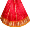 Designer Maroon Pattu Parikini with contrast border - Click here to View more details about this Product