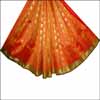 Golden Yellow Pattu Parikini with contrast border BVR-16 - Click here to View more details about this Product