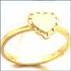 22k Gold Heart Signet Ring - Click here to View more details about this Product