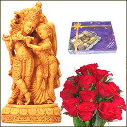 Click Here For Bigger Zoom - Divine Love - Radha Krishna