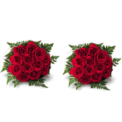 Red And White Silk Rose Garland With Gold Beads Silk Flowers Wedding Silk Flowers Silk Roses