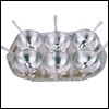 Silver Bowls with Tray - Click here to View more details about this Product