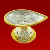 SWASTIK SILVER DIYA(JPSEG9051) - Click here to View more details about this Product