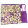 Shawl with Golden Jari - Violet - Click here to View more details about this Product