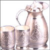 Silver   Jug with Two Glasses - Click here to View more details about this Product