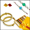 Bhaiya Bhabi Rakhi Hamper-code04 - Click here to View more details about this Product