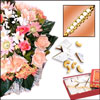 Flowers + kaju katli -500gms + pearl Rakhi(single) - Click here to View more details about this Product