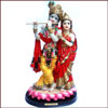 Radhakrisha Idol - Big - Click here to View more details about this Product