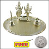 Puja Thali - Laxmi Narayana  ( 95 Grams ) - Click here to View more details about this Product