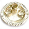 Silver pooja thali with two small bowls - Click here to View more details about this Product