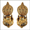 Brass Diya - Asht Lakshmi - Click here to View more details about this Product