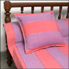 Dobby Stripe Single Bedspread - Click here to View more details about this Product