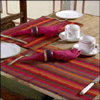 Set of Dyed Table Mats with 6 Napkins - Click here to View more details about this Product