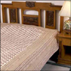 Hand Block Sanganeri Print Cotton Bedsheet - Click here to View more details about this Product