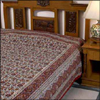 Hand Block Bagru Print Cotton Bedsheet - Click here to View more details about this Product