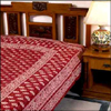 Hand Block Discharge Print Bedsheet - Click here to View more details about this Product