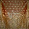 Lightbrown colour  Fancy silk Saree with Kicha Embroidery ( SNG-15) - Click here to View more details about this Product