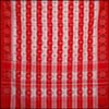 Red N white colour Pochampally Cotton Saree NHS-7(Without blouse) - Click here to View more details about this Product