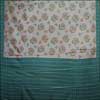 Halfwhite Pure Silk Printed Saree VSA-2 - Click here to View more details about this Product