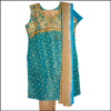 Turquise Blue Dress (Stiched Dress) RD-10 - Click here to View more details about this Product
