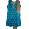 Blue Cotton Silk Salwar Kameez with Dupatta- RD-11 - Click here to View more details about this Product
