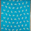 Aquablue  color 60gms Georgete  Embroidery Saree (SUC-12) - Click here to View more details about this Product