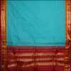 Lux Green Colour Gadwal Cotton Saree GCT- 24 - Click here to View more details about this Product