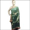 Green color 60gms Georgete Embroidery Saree (ACS-3) - Click here to View more details about this Product