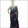 Navy blue color 60gms Georgete Embroidery Saree (ACS-22) - Click here to View more details about this Product