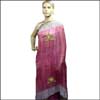 Double Colour  Fancy George Embroidery Saree-ACS-34 - Click here to View more details about this Product