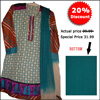Semistitched  Cotton Dress Material -MXD-12 (Discount 20%) - Click here to View more details about this Product