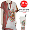 Semistitched  Cotton Dress Material -MXD-11 (Discount 20%) - Click here to View more details about this Product