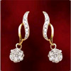 Diamond Earring ( 24 diamonds ) - Click here to View more details about this Product