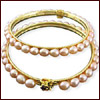 PEARL BANGLES - PINK OVAL(JPB012) - Click here to View more details about this Product