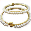 PEARL BANGLES - BUTTON  ( JPB015 ) - Click here to View more details about this Product