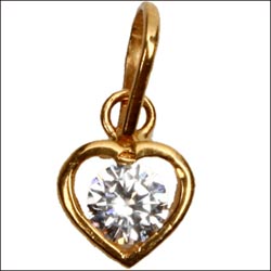 Click Here For Bigger Zoom - Heart  Pendant
