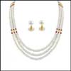 3LINE PEARL SET -JPDC-02 - Click here to View more details about this Product