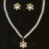 CZ Stones Pearl Set ( BAZ-01) - Click here to View more details about this Product