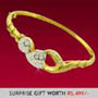 LOVELY DESIRE GOLD BANGLE (SJPGBG02) - Click here to View more details about this Product