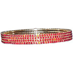 Click Here For Bigger Zoom - American Diamond Stone Bangles Set 3