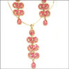 The designer jewelry set with hanging earrings - Click here to View more details about this Product