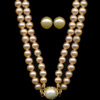 Two Line Peach Pearl Set (BG4) - Click here to View more details about this Product