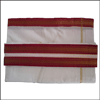 Small Zari  Pure Khadi Dhoti  with Kanduva - Click here to View more details about this Product
