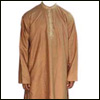 Silk Kurta Pyjama  - Brown - Click here to View more details about this Product