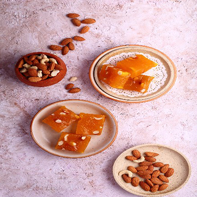 "Almond Sweet House - Bombay Halwa 1kg - Click here to View more details about this Product
