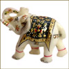Gold embossed Marble Elephant ( Pair ) - Click here to View more details about this Product